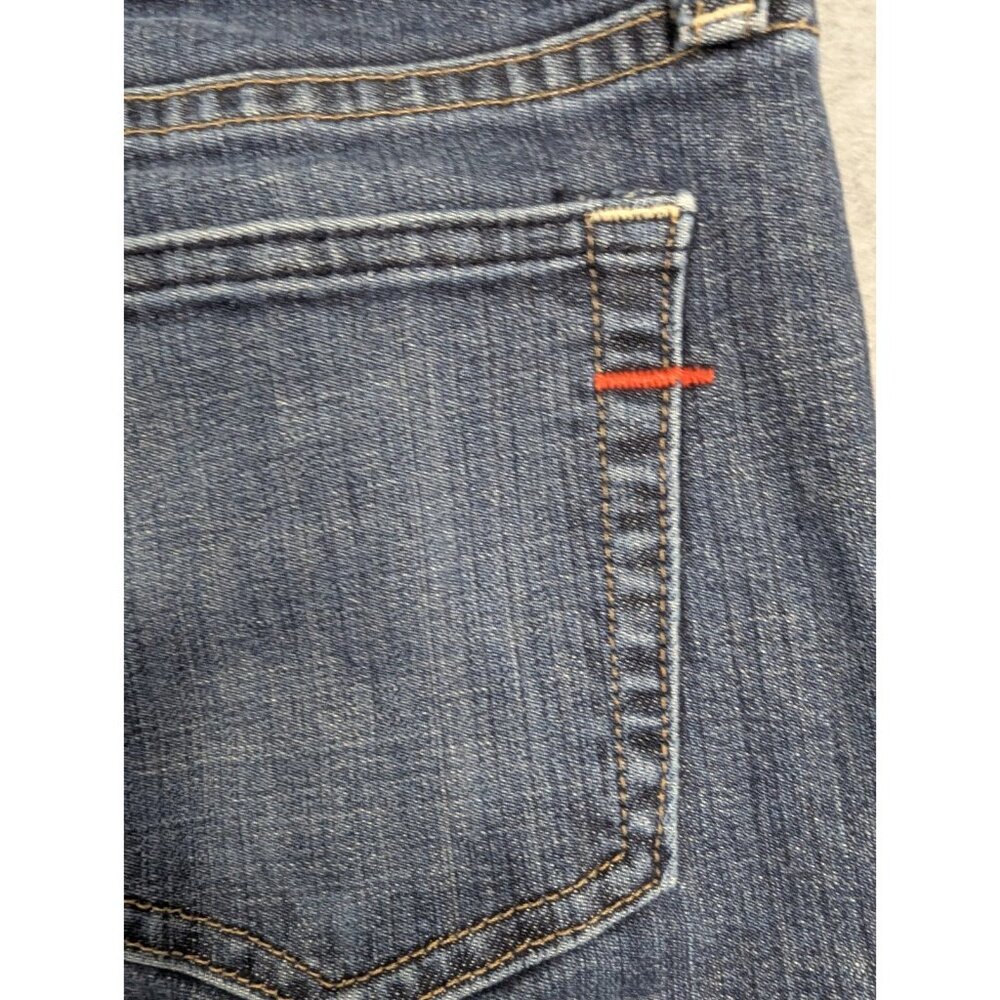 Gap Jeans Womens Size 10 Blue Classic Straight Leg Stretch Low Rise Whiskers Y2K - Picture 11 of 16